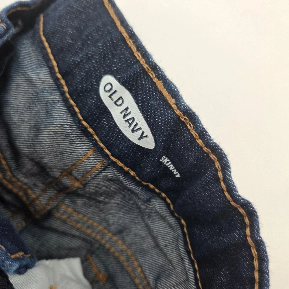 Old Navy Jeans Lot 3 Pairs Size 12 Blue Indigo Skinny Straight Karate Slim Kids